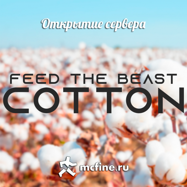 Открытие сервера FTB Cotton Открытие сервера FTB Cotton